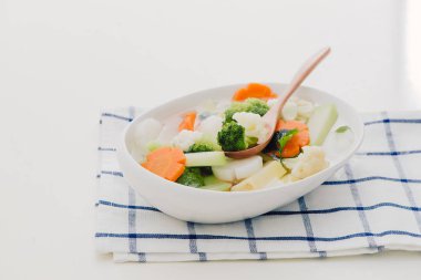 Sağlıklı gıda. Sebze karışımı. Studio fotoğraf