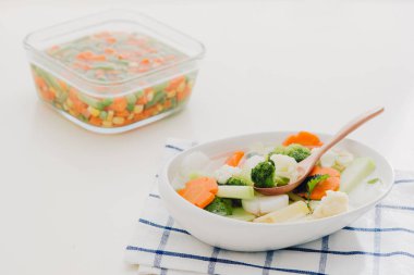 Sağlıklı gıda. Sebze karışımı. Studio fotoğraf