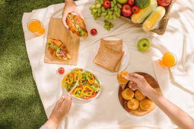 Kavramı bir piknik, yaz ve dinlenme. 