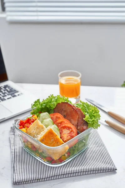 Healthy Eating Lunch Work Food Office — Stock Photo, Image