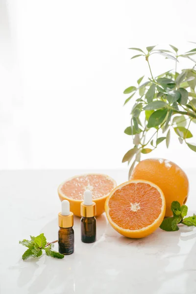 Aceite Cítrico Naranja Natural Vitamina —  Fotos de Stock