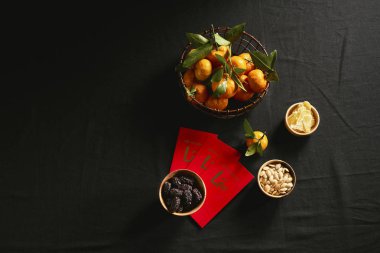 Vietnamca Tet tatil için bahar, reçel besindir ay yeni yıl geleneksel gıda. Metin üstünde örtmek anlamına gelir Happy New Year ve mutluluk.