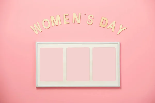 Γυναικών μέρα έννοια, ευτυχισμένος γυναικών μέρα, da της γυναίκας — Φωτογραφία Αρχείου