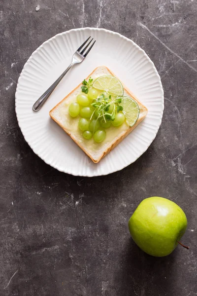 Healthy Food Diet Bread Fruit Vegetables — Stock Photo, Image