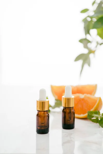 Olio Agrumi Arancio Naturale Vitamina — Foto Stock