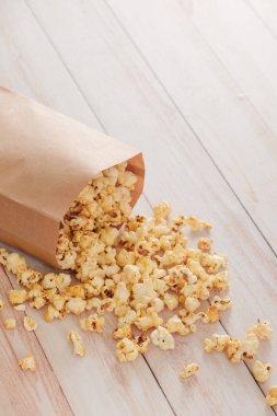 ev yapımı kettle Mısır patlamış mısır bir çanta içinde