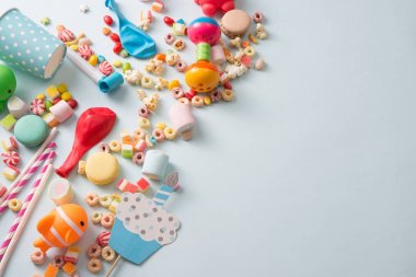 parti aksesuarları ile parti arka plan