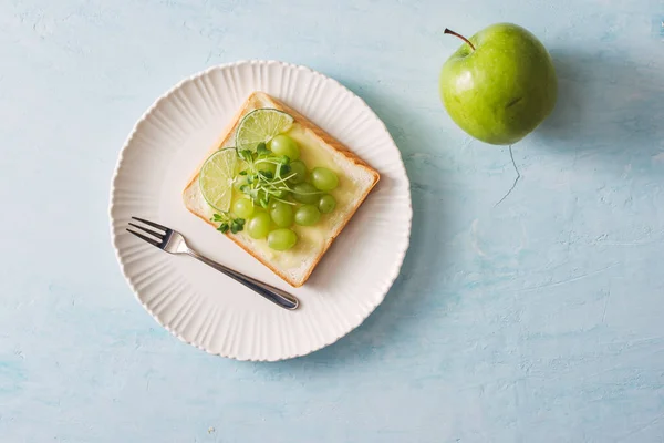 Healthy Food Diet Bread Fruit Vegetables — Stock Photo, Image