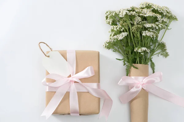 Composition Des Fleurs Pour Fête Des Mères Fond Amour — Photo