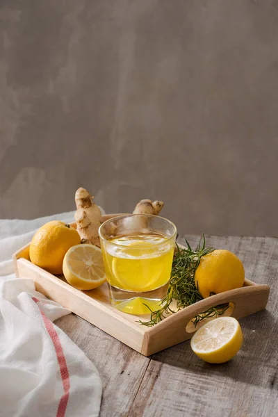Thé Minceur Gingembre Citron Vitamines — Photo