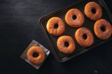 Çörekler Pudra şekeri ile Geleneksel çörekler