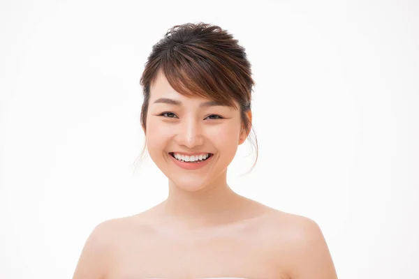 Hermosa Joven Mujer Asiático Con Limpio Perfecto Piel —  Fotos de Stock