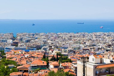 Thessaloniki cityscape, Medveščak görünümünden.