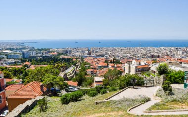Thessaloniki cityscape, Medveščak görünümünden.