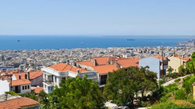 Thessaloniki cityscape, Medveščak görünümünden.