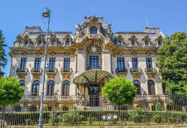 Cantacuzino Sarayı. Bugün George Enescu müze ev sahipliği yapmaktadır. Bucharest, Romanya.