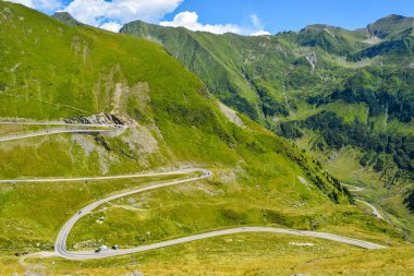 Romanya'da bulunan Transfagarasan dağ yolu.