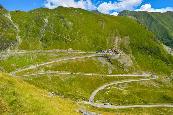 Transfagarasan Mountain Road Located Romania — Stock Photo, Image