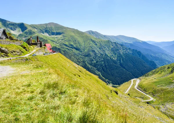 ルーマニアにある Transfagarasan 山の道 — ストック写真