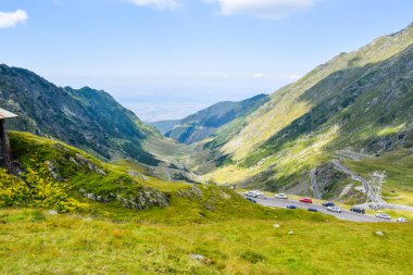 Romanya'da bulunan Transfagarasan dağ yolu.