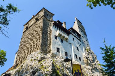 Bran Şatosu Transilvanya, Romanya'da peyzaj.