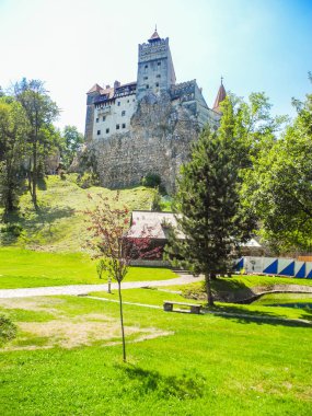 Bran Şatosu Transilvanya, Romanya'da peyzaj.