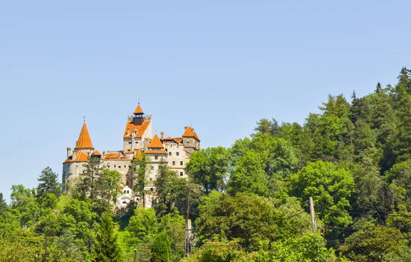 Paesaggio Del Castello Bran Transilvania Romania — Foto Stock