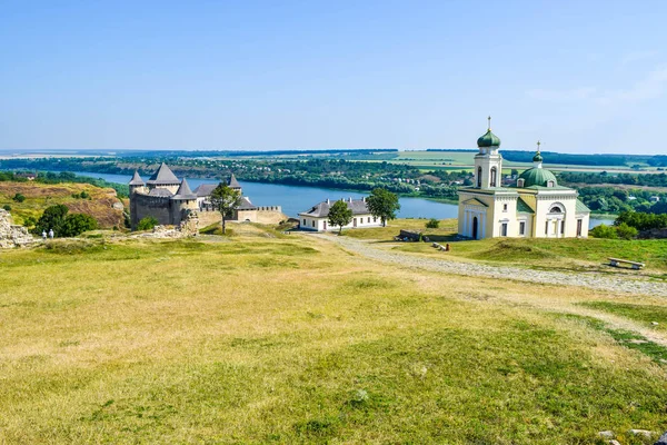 Fortaleza Khotyn Sobre Río Dniester Ucrania —  Fotos de Stock