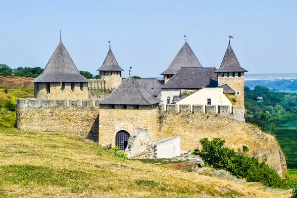 Хотинская Крепость Над Днестром Украина — стоковое фото