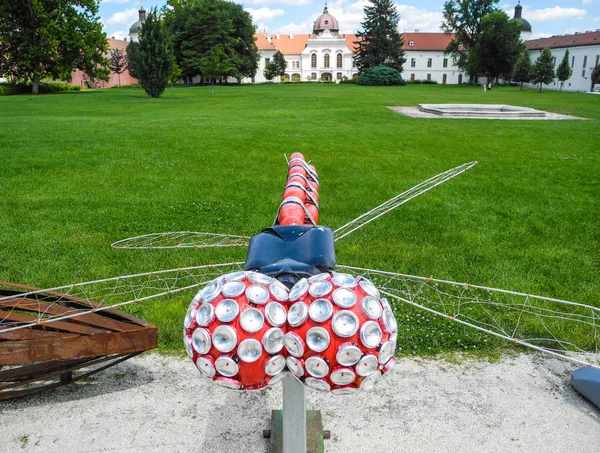 Godollo Hungria Julho 2018 Instalação Criativa Parque Elisabetano Perto Palácio — Fotografia de Stock