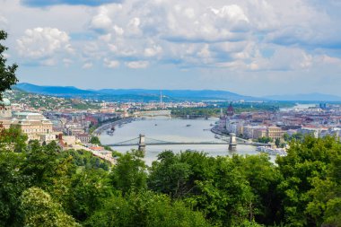 Cityscape Budapeşte, Gellert Hill göster.