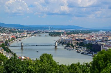 Cityscape Budapeşte, Gellert Hill göster.