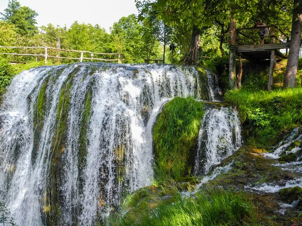 Waterfalls Rivers Slunj Koran Croatia — Stock Photo, Image
