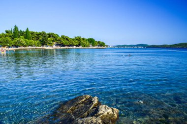 Bir Vodice beach, Hırvatistan.