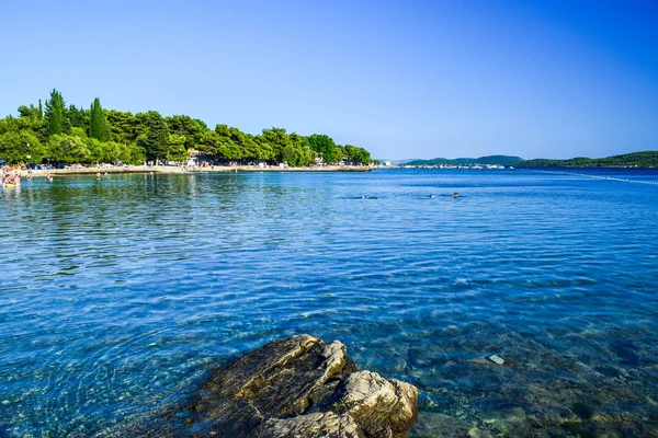 Bir Vodice beach, Hırvatistan. — Stok fotoğraf