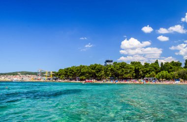 Bir Vodice beach, Hırvatistan.