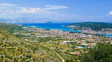 Cityscape Trogir, Hırvatistan.