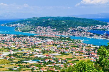 Cityscape Trogir, Hırvatistan.
