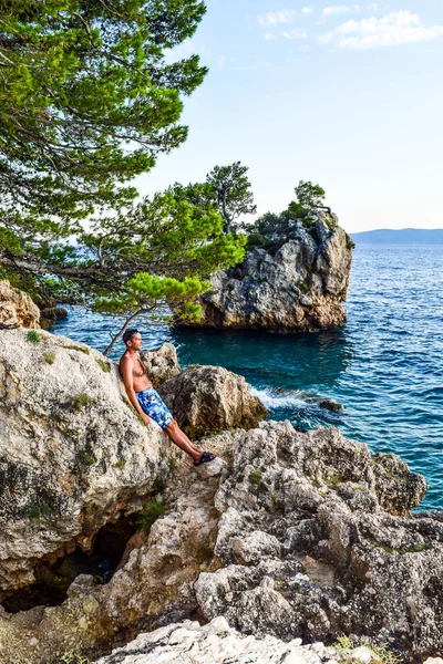Brela Rock, Chorwacja. — Zdjęcie stockowe