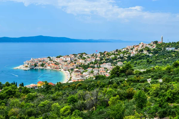 Makarska paesaggio urbano, Croazia . — Foto Stock