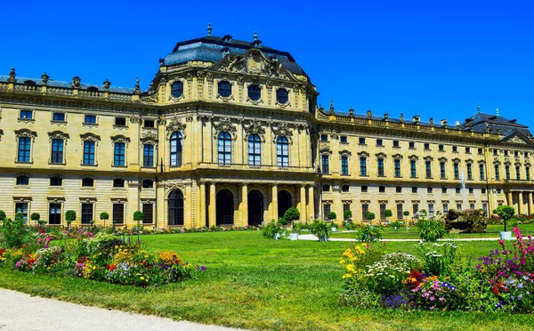 Wurzburg Alemanha Julho 2019 Palácio Barroco Século Xviii Wurzburg Residenz — Fotografia de Stock