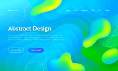 Mavi soyut dalga sayfa arka planı açılış şeklini bırak. Fütüristik dijital hareket parlak degrade desen. Web sitesi Web sayfası için yaratıcı Neon Glow dalgalı zemin. Düz çizgi film vektör çizim