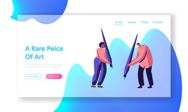 Boya Fırçası Çizimi, Bodyart Concept, İnsanlar Vücut veya Boyama Tasarımı Yapan Sanatçılar, Sanat Dersi, Yaratıcı Sınıf, Hobi, Web Sitesi Açılış Sayfası, Web Sayfası. Karikatür Düz Vektör İllüstrasyon, Afiş