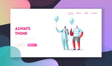 Yaratıcılık, Bireysellik ve İlham Eşsiz İniş Şablonu. Özdeş Erkek ve Kadın Karakterleri