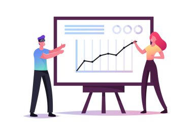 Büyüyen Ok Çizelgesinde VR Gözlüklü İşadamı Hayal Etme Başarılı İş Anlaşması, Finansal Başarı, Görselleştirme