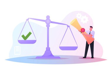 Belgeler, İmza Otoritesi Profesyonel Servisi ile çalış. Resmi Giyinen Tiny Man Pullu Parşömen