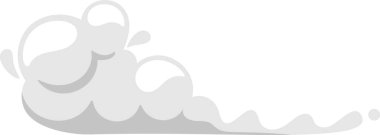 Duman bulutu yüzeye yayılıyor.