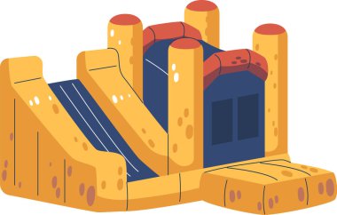 Şişme şato şişirilebilir trambolin