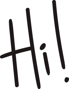 Merhaba el yazısıyla yazılmış metin.