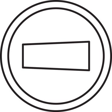 Yol işareti siyah-beyaz giriş yok